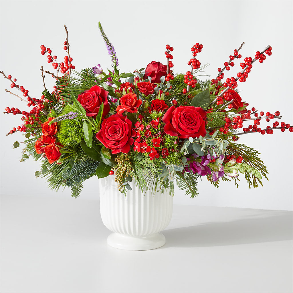 Big Red Bow Bouquet – Super Savers, Lincoln NE