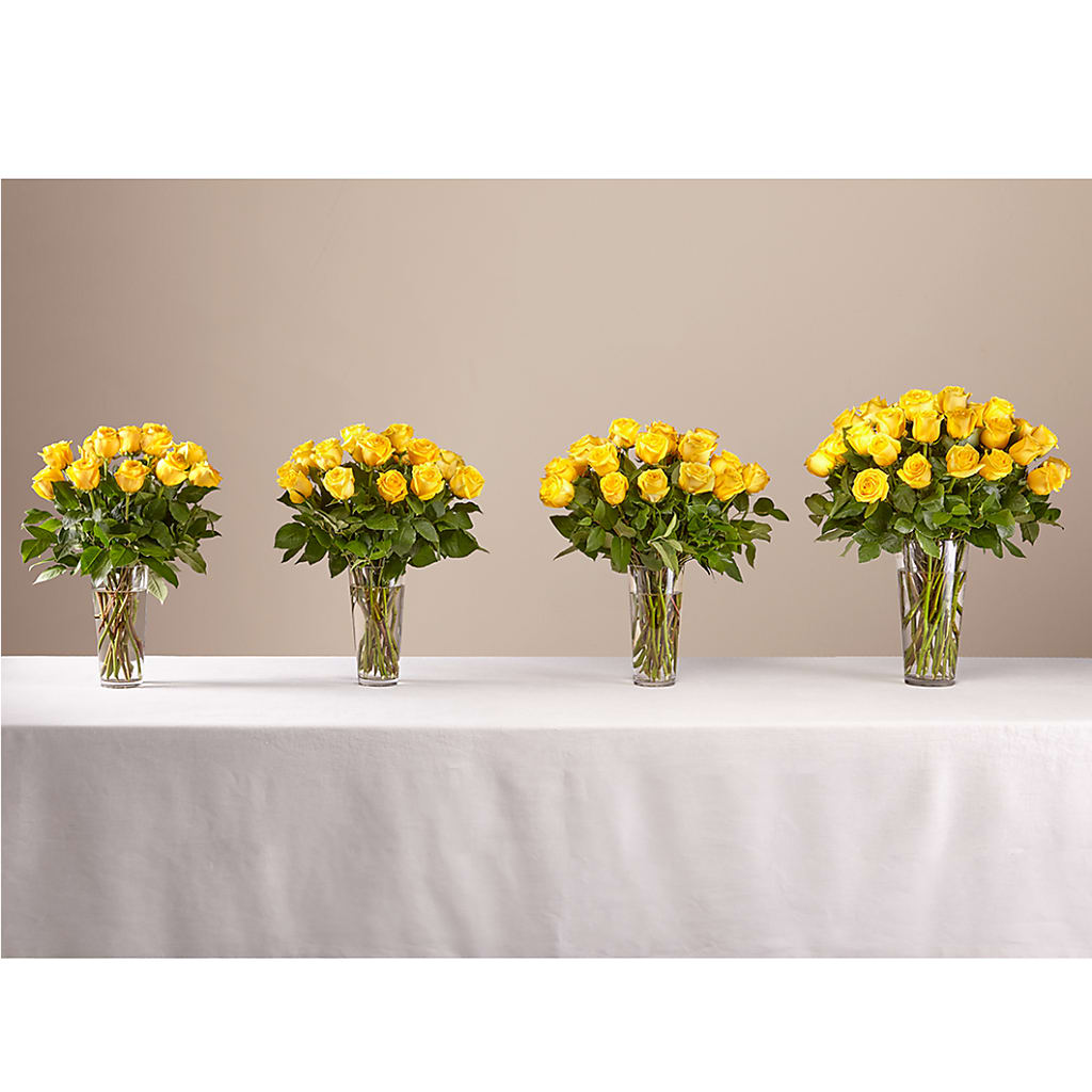 Long Stem Yellow Rose Bouquet – Super Savers, Lincoln NE