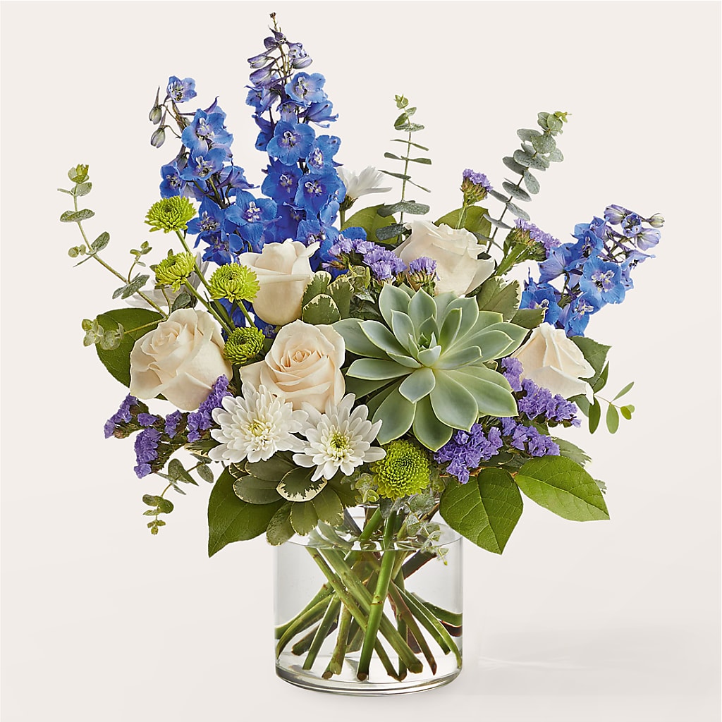 Cerulean Waves Bouquet – Super Savers, Lincoln NE