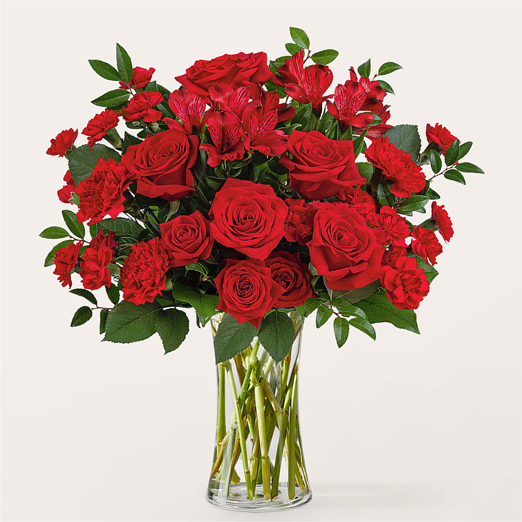 Brilliant Ruby Bouquet – Super Savers, Lincoln NE