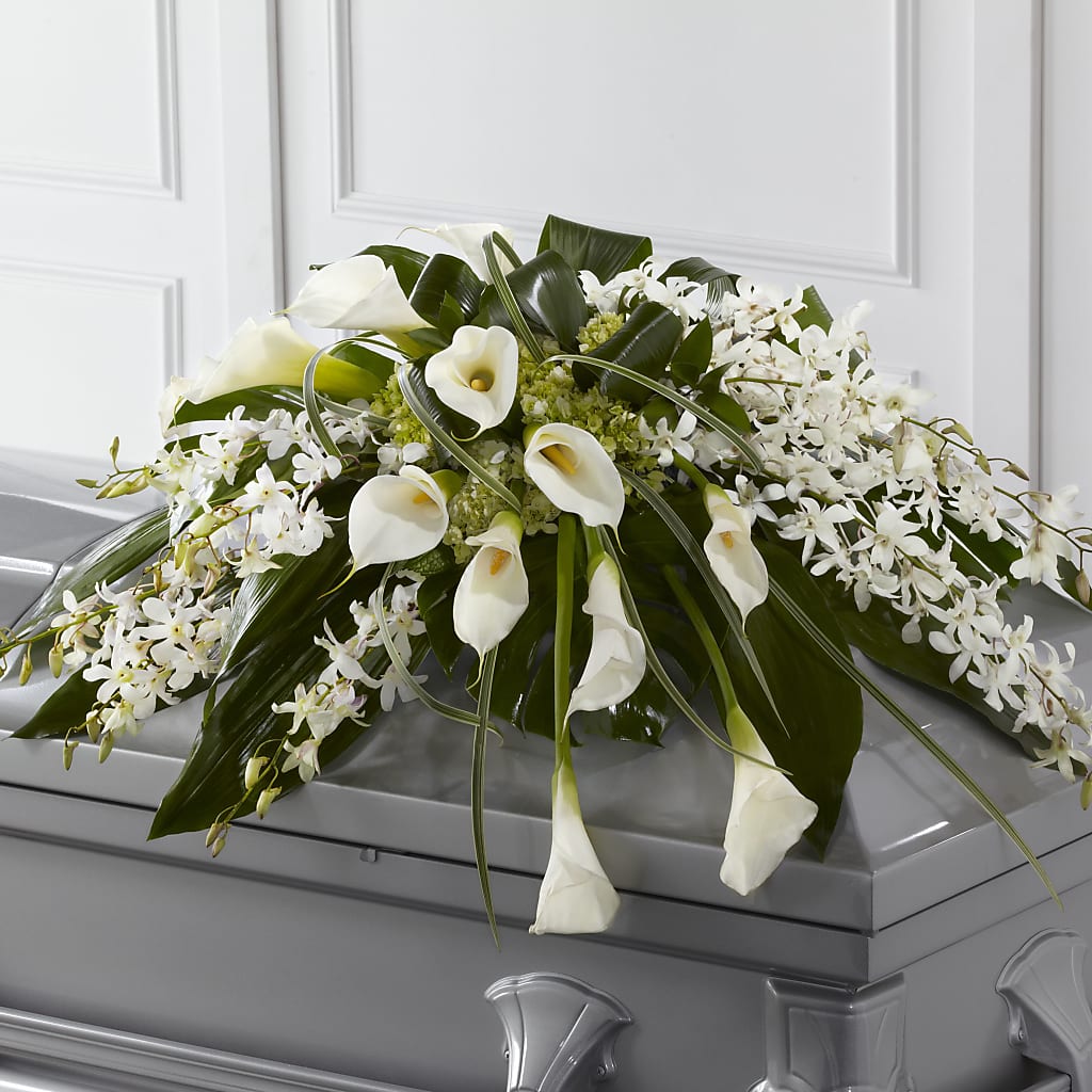 Angel Wings Casket Spray – Super Savers, Lincoln NE