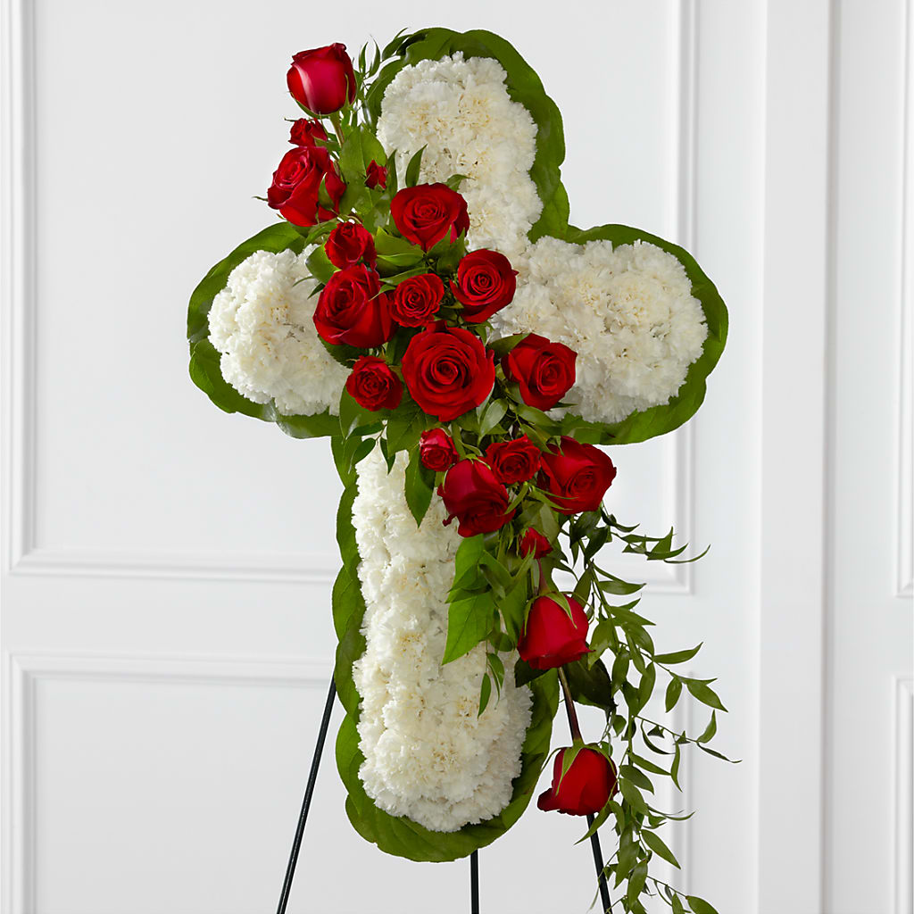 Floral Cross Easel – Super Savers, Lincoln NE