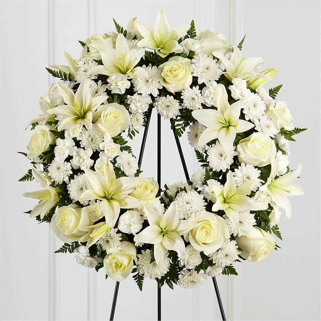 Treasured Tribute Wreath – Super Savers, Lincoln NE