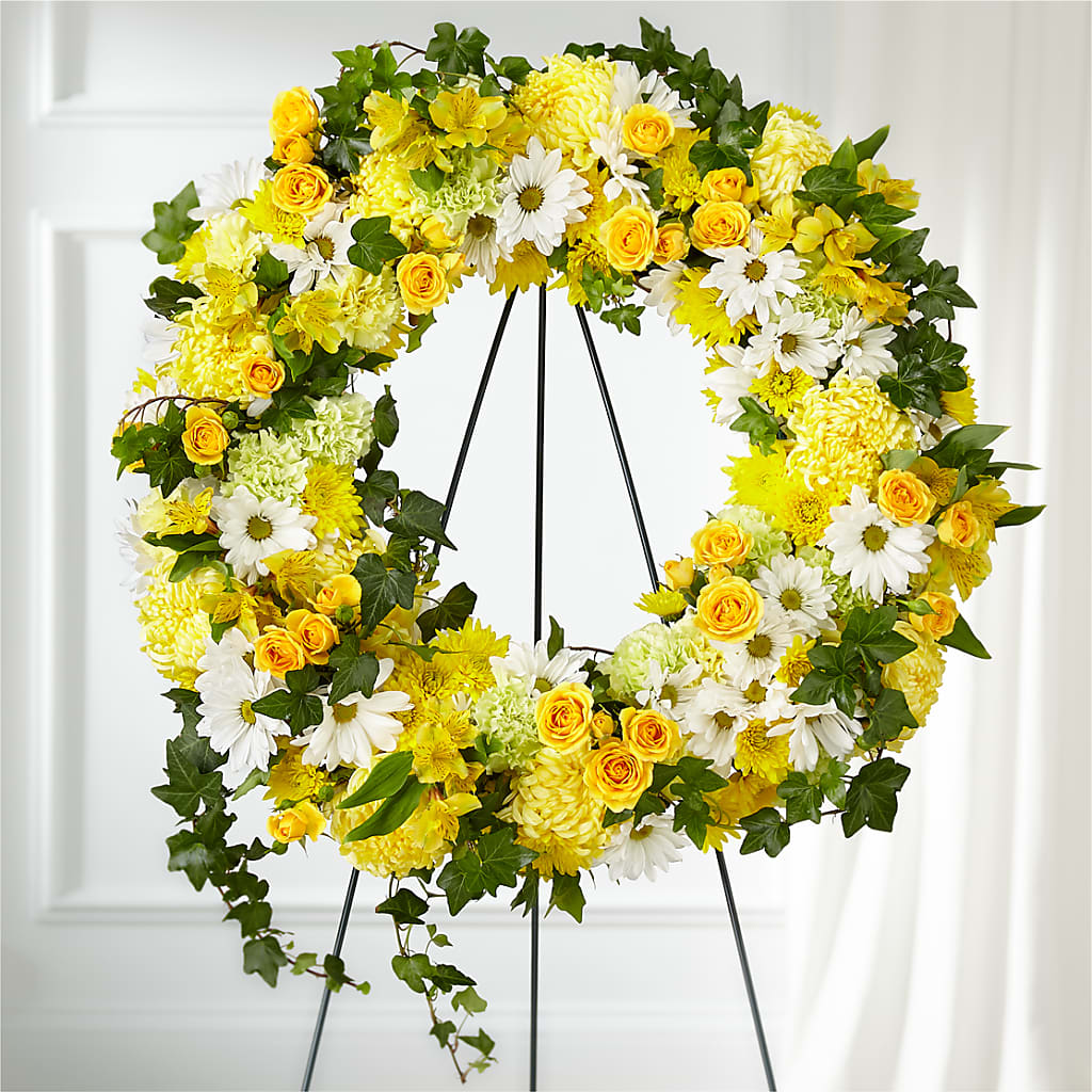Golden Remembrance Wreath – Super Savers, Lincoln NE
