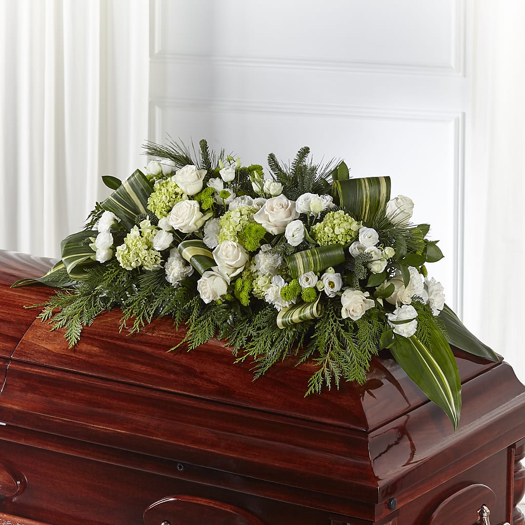 Hopeful Gesture Casket Spray – Super Savers, Lincoln NE
