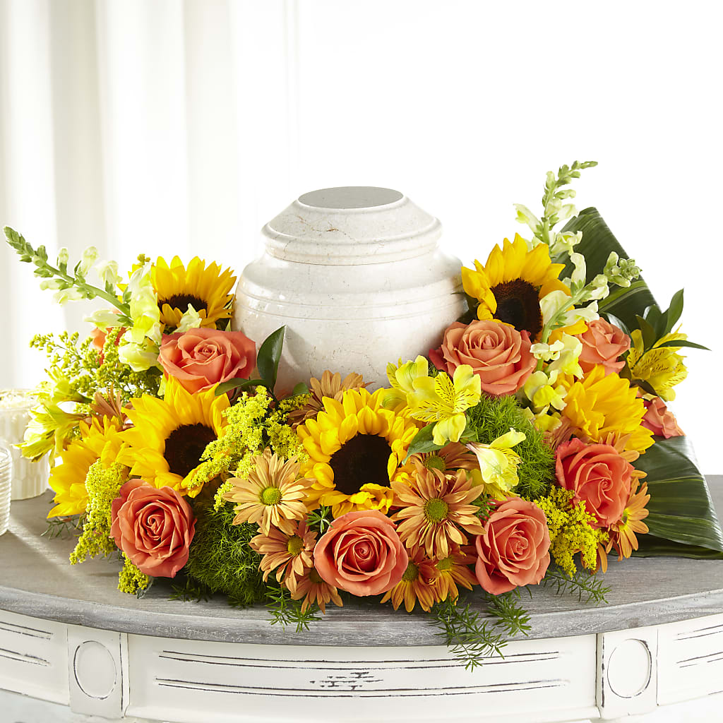Faithful Sunflower Cremation Adornment – Super Savers, Lincoln NE
