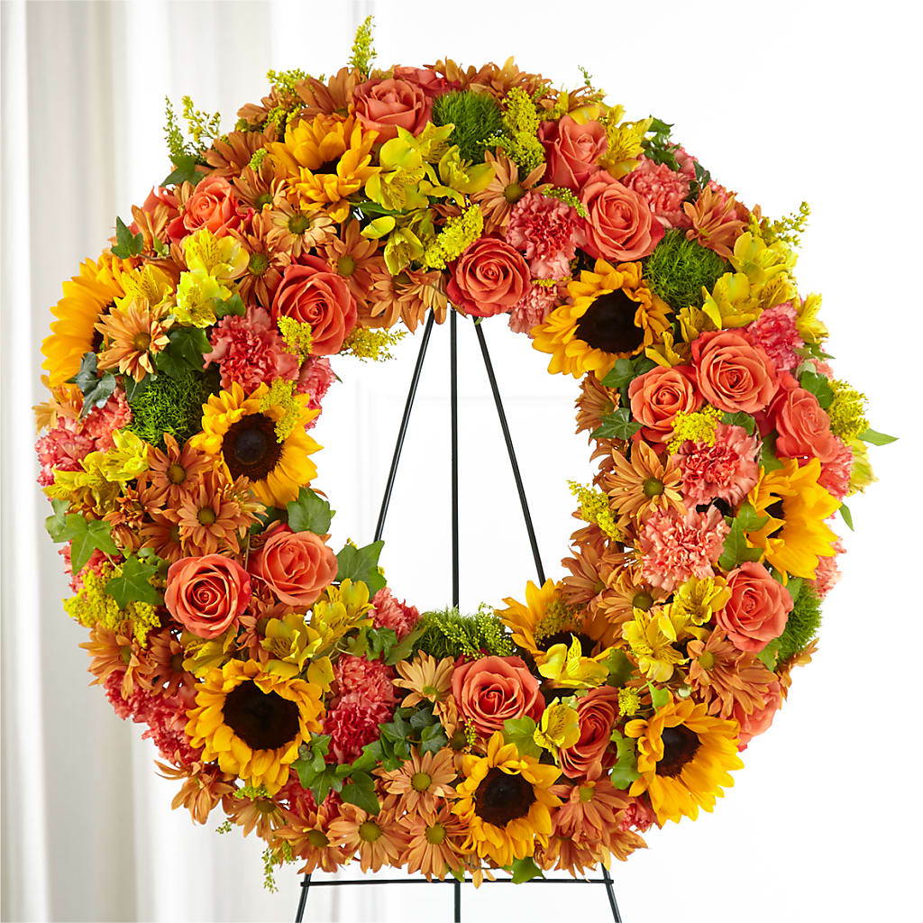 Autumnal Memories Wreath (Standard) – Super Savers, Lincoln NE