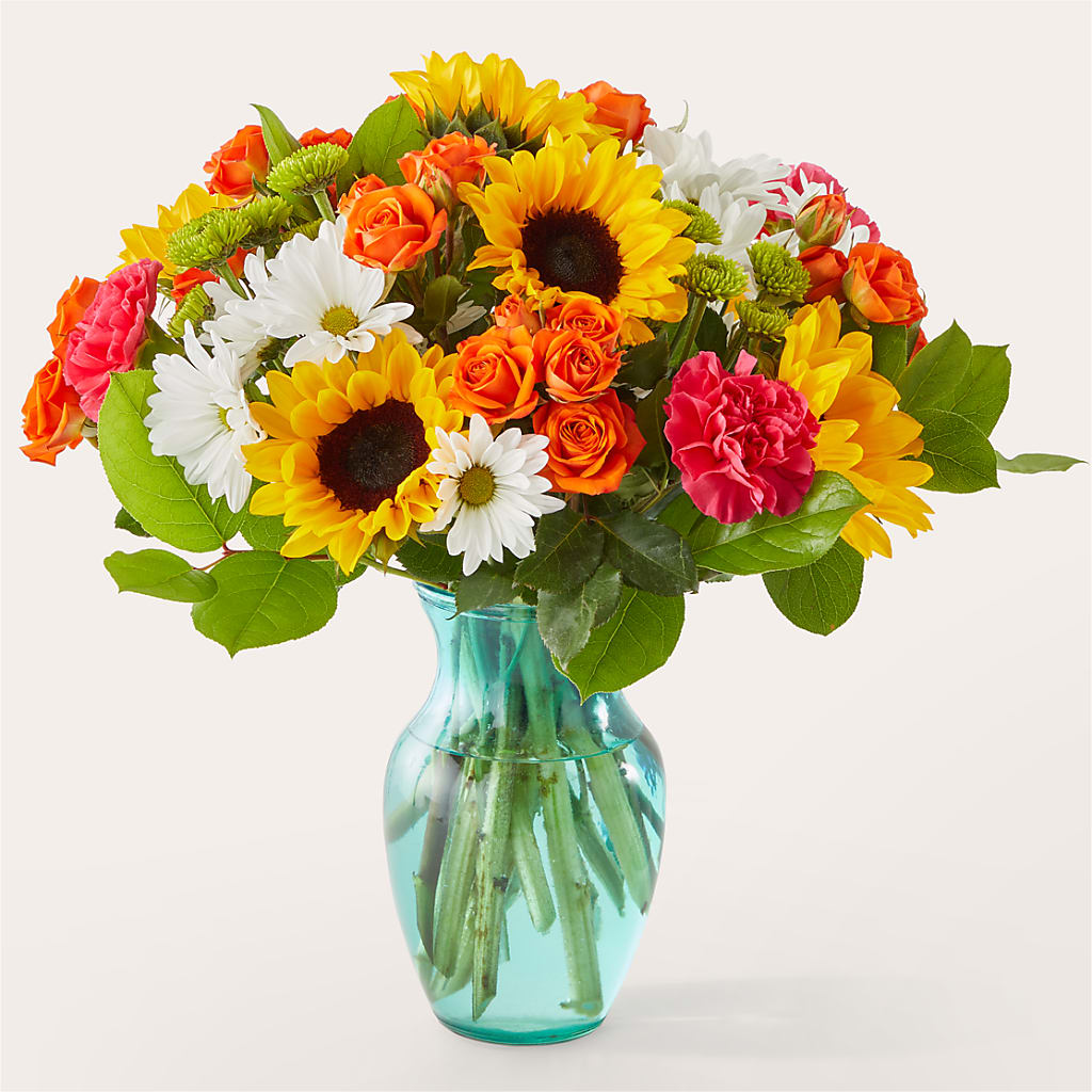 Sun-drenched Blooms Bouquet – Super Savers, Lincoln NE