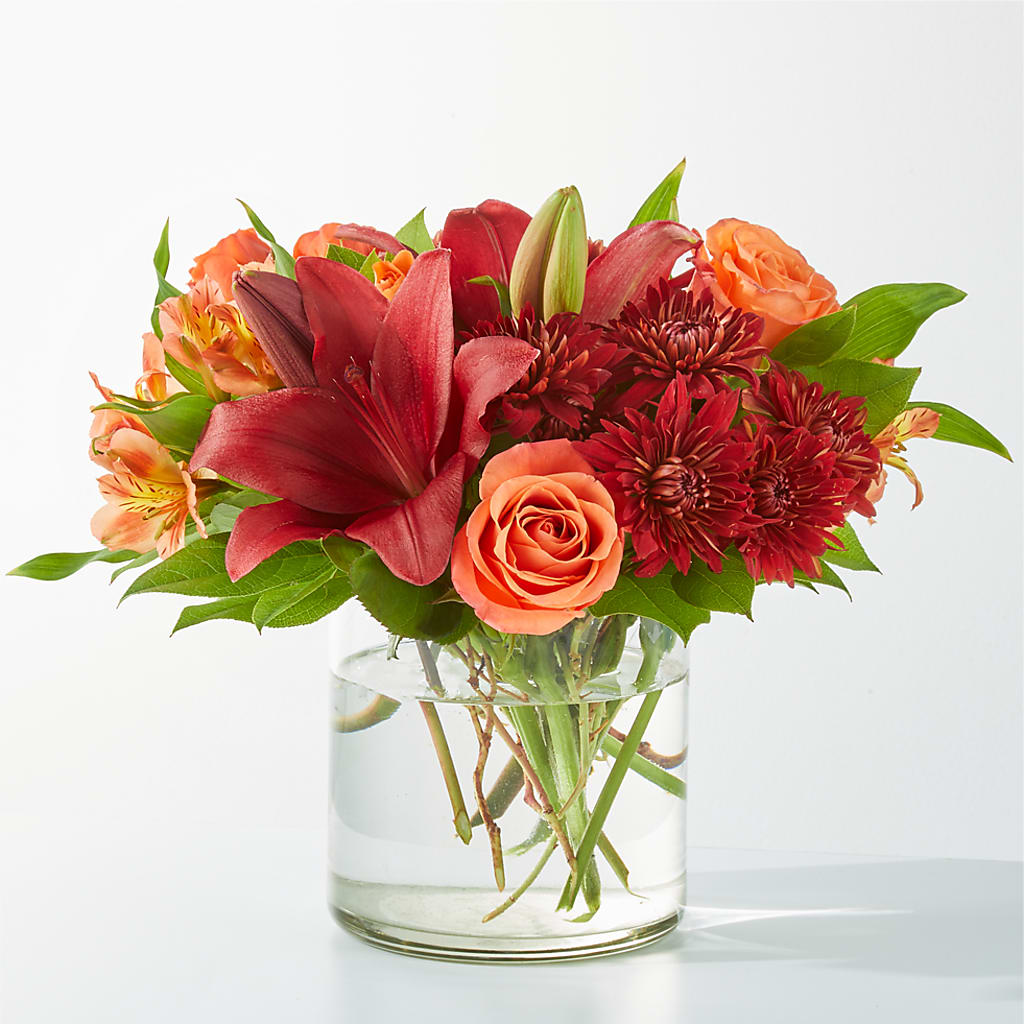 Crimson Leaves Bouquet – Super Savers, Lincoln NE