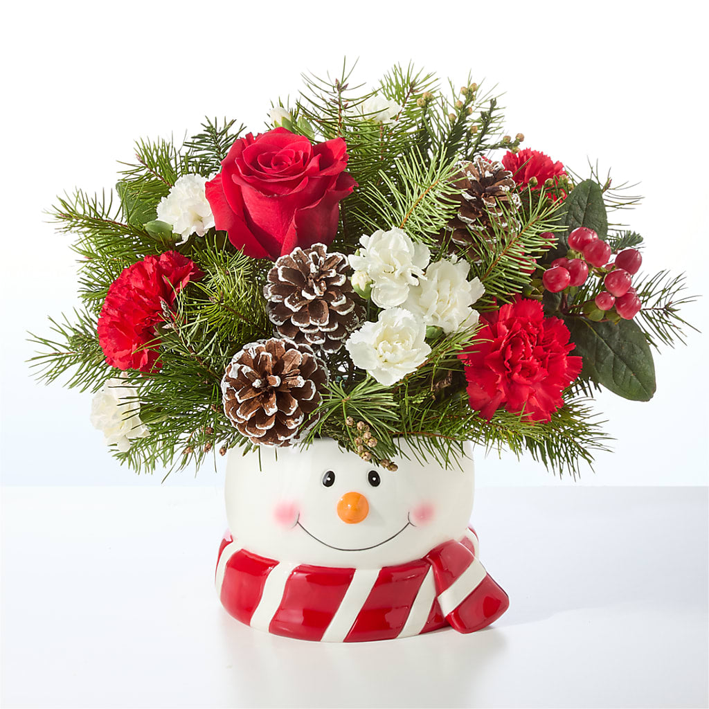 Jolly Snowman Bouquet –  Super Savers, Lincoln NE