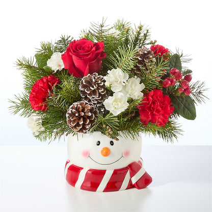Jolly Snowman Bouquet –  Super Savers, Lincoln NE