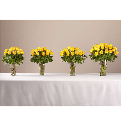 Long Stem Yellow Rose Bouquet –  Super Savers, Lincoln NE