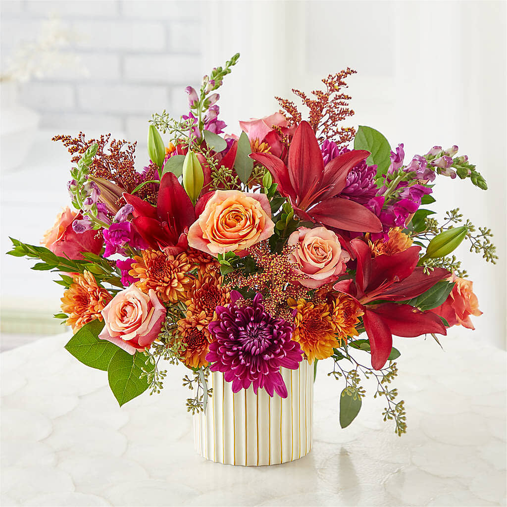 Burgundy Landscape Bouquet –  Super Savers, Lincoln NE