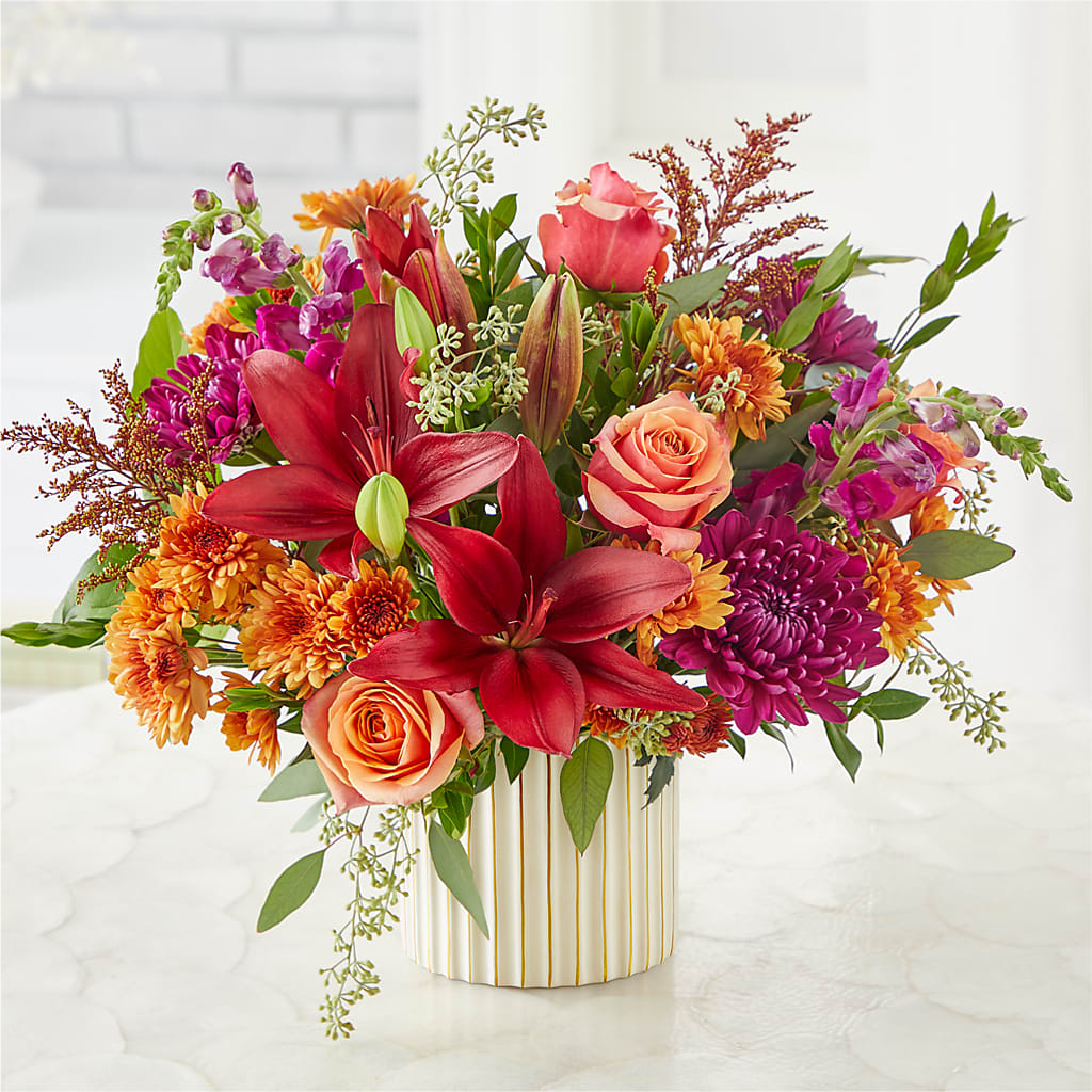 Burgundy Landscape Bouquet –  Super Savers, Lincoln NE