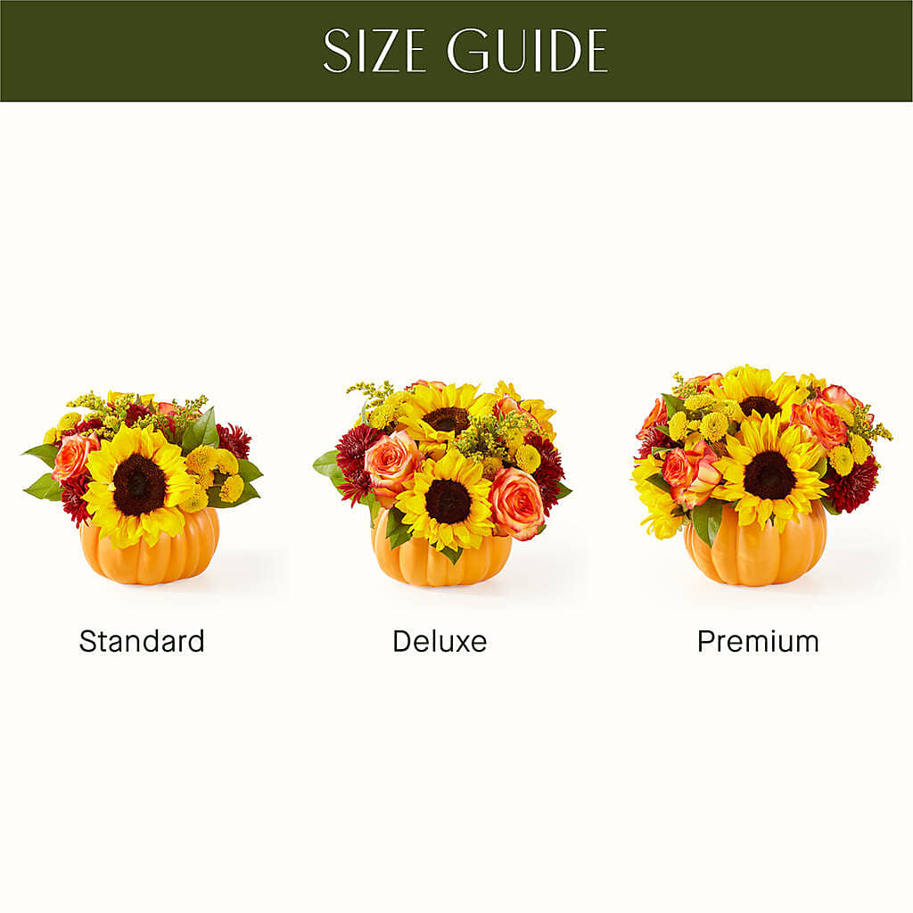 Golden Gourd Pumpkin Bouquet –  Super Savers, Lincoln NE