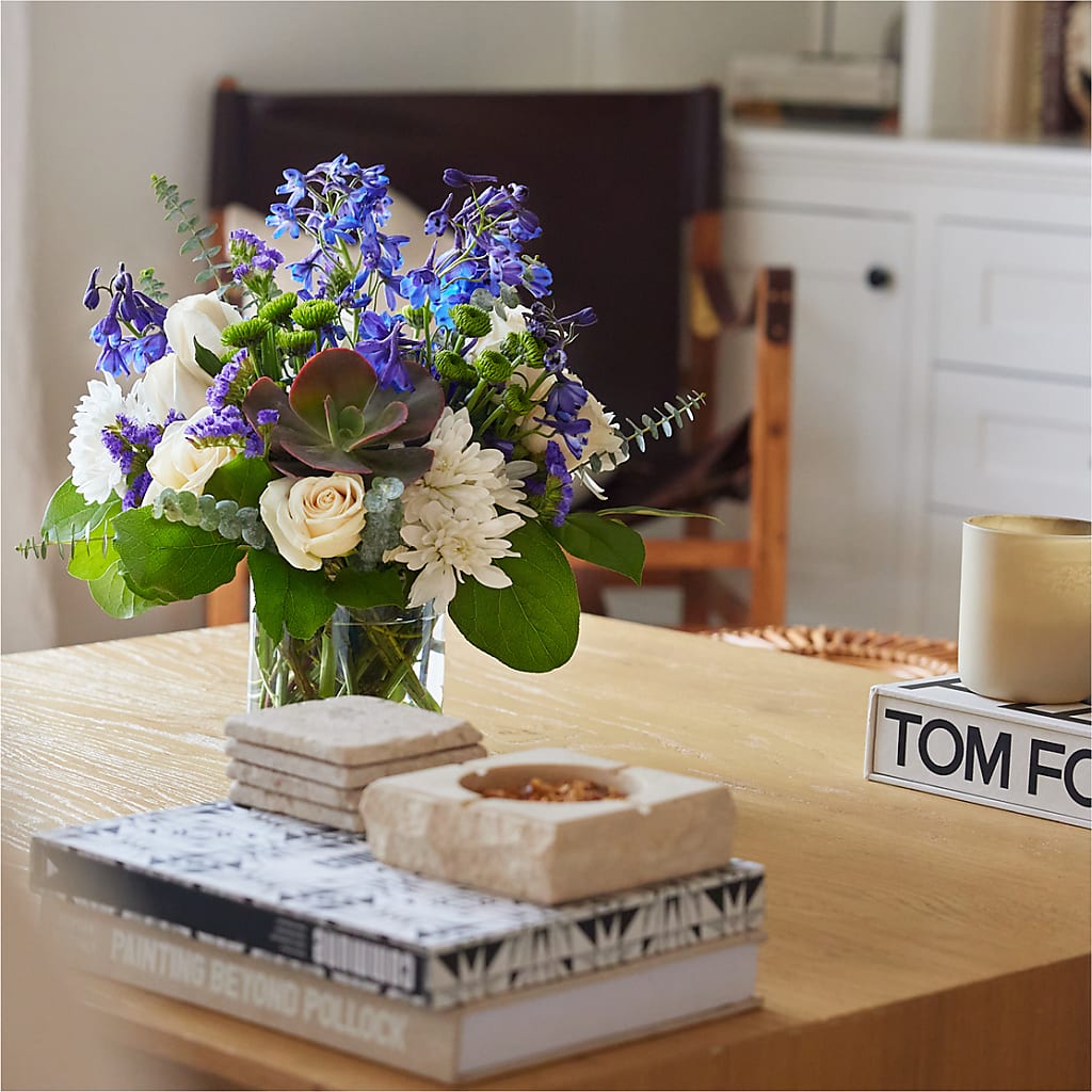 Cerulean Waves Bouquet –  Super Savers, Lincoln NE