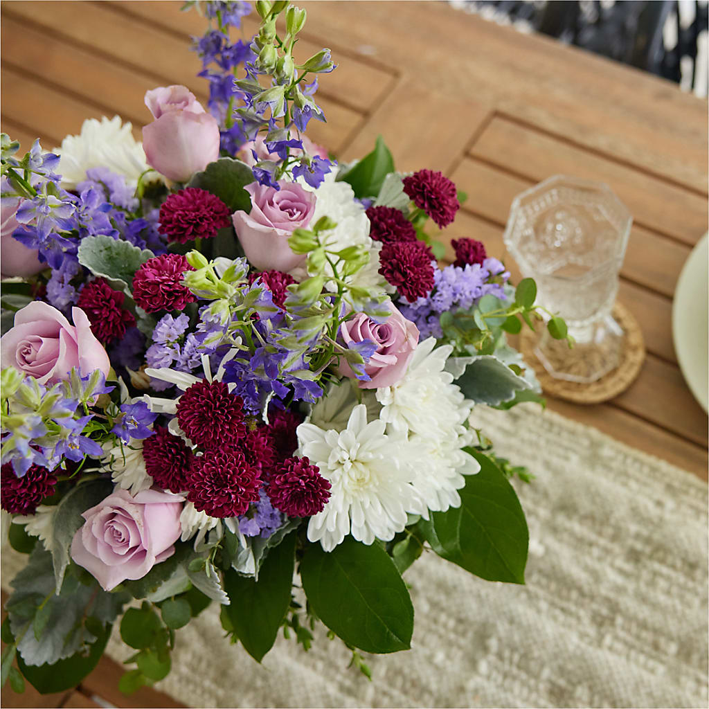 Violet Frost Bouquet –  Super Savers, Lincoln NE