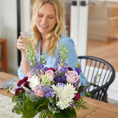 Violet Frost Bouquet –  Super Savers, Lincoln NE