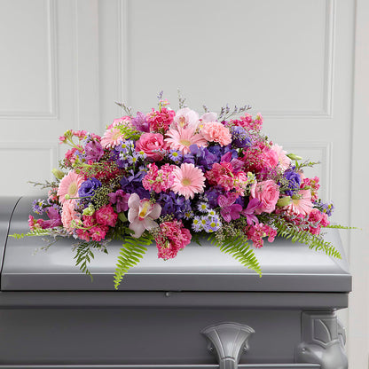 Glorious Garden Casket Spray –  Super Savers, Lincoln NE