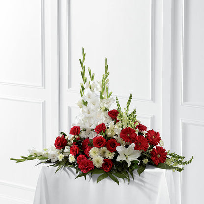 Crimson & White Arrangement –  Super Savers, Lincoln NE