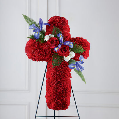 Faithful Hero Floral Cross –  Super Savers, Lincoln NE