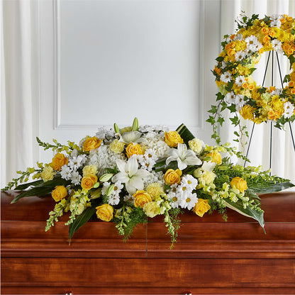 Golden Harmony Casket Spray –  Super Savers, Lincoln NE