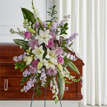 Grateful Hearts Standing Spray –  Super Savers, Lincoln NE