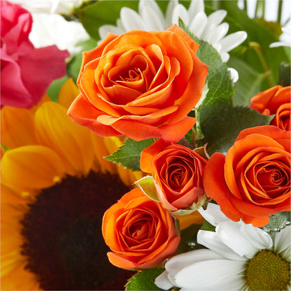 Sun-drenched Blooms Bouquet –  Super Savers, Lincoln NE