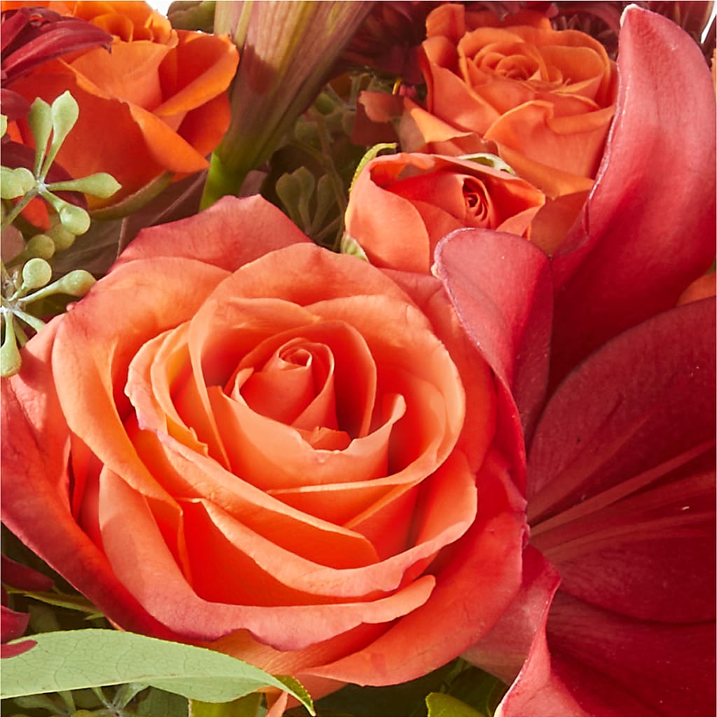 Crimson Leaves Bouquet –  Super Savers, Lincoln NE