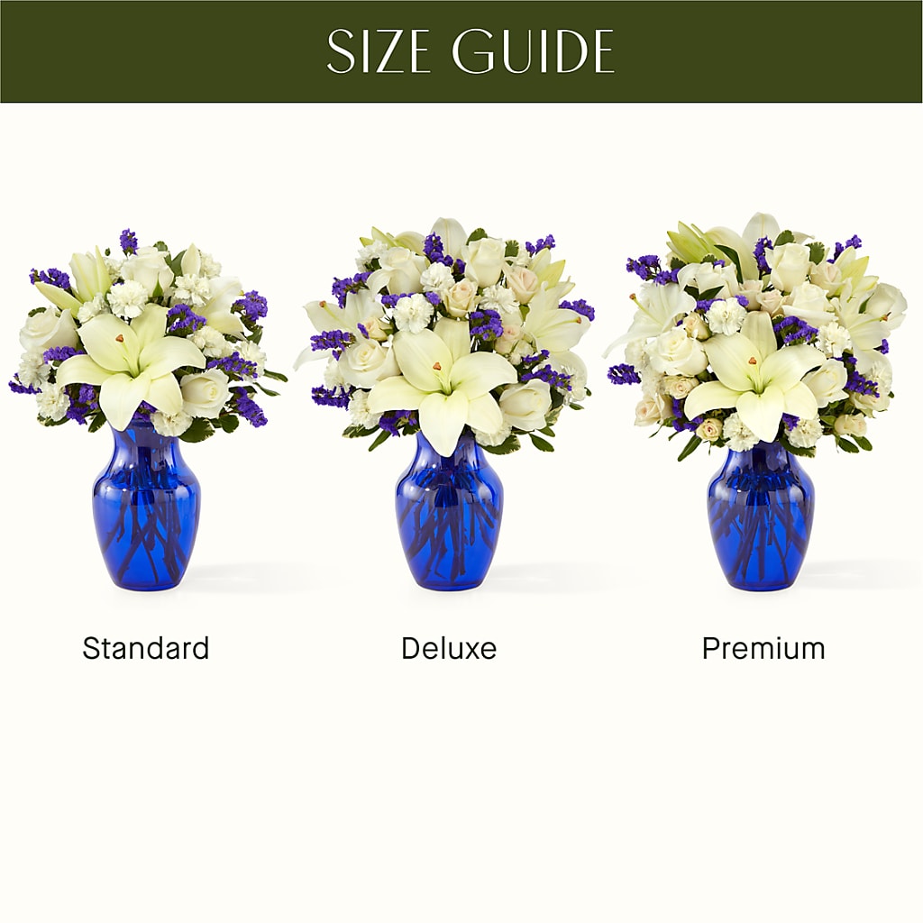 Sapphire Rush Bouquet –  Super Savers, Lincoln NE