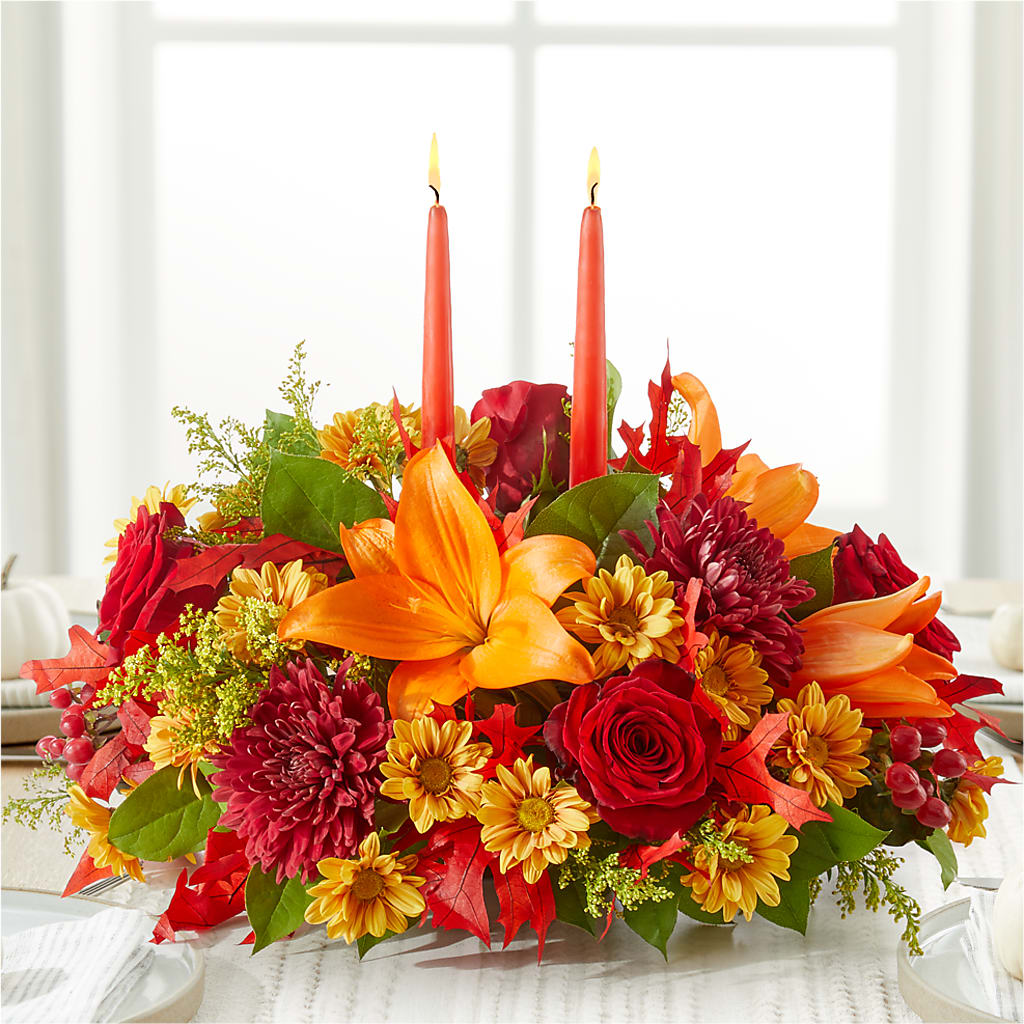 Autumn's Embrace Centerpiece –  Super Savers, Lincoln NE