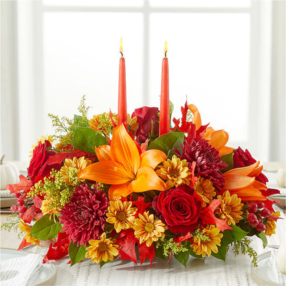 Autumn's Embrace Centerpiece –  Super Savers, Lincoln NE