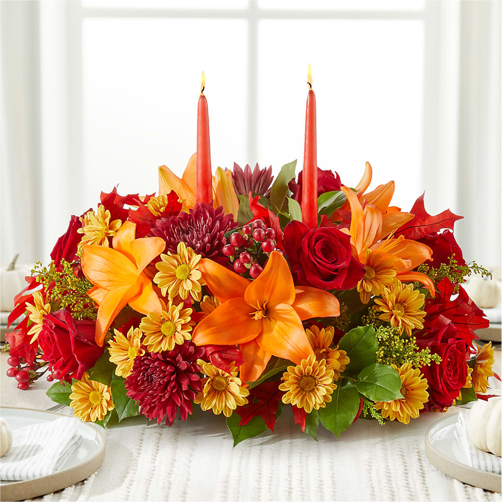 Autumn's Embrace Centerpiece –  Super Savers, Lincoln NE