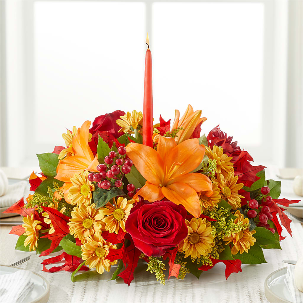Autumn's Embrace Centerpiece –  Super Savers, Lincoln NE