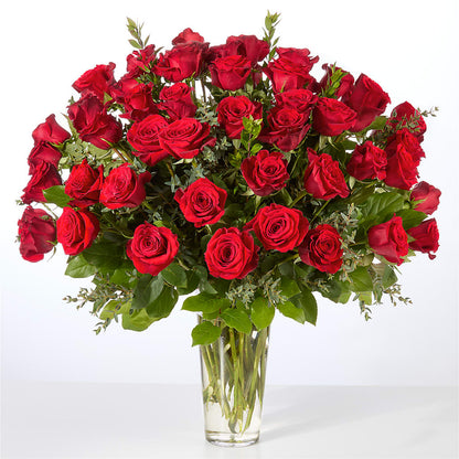 Forever Yours Fifty Stem Red Rose Bouquet –  Super Savers, Lincoln NE